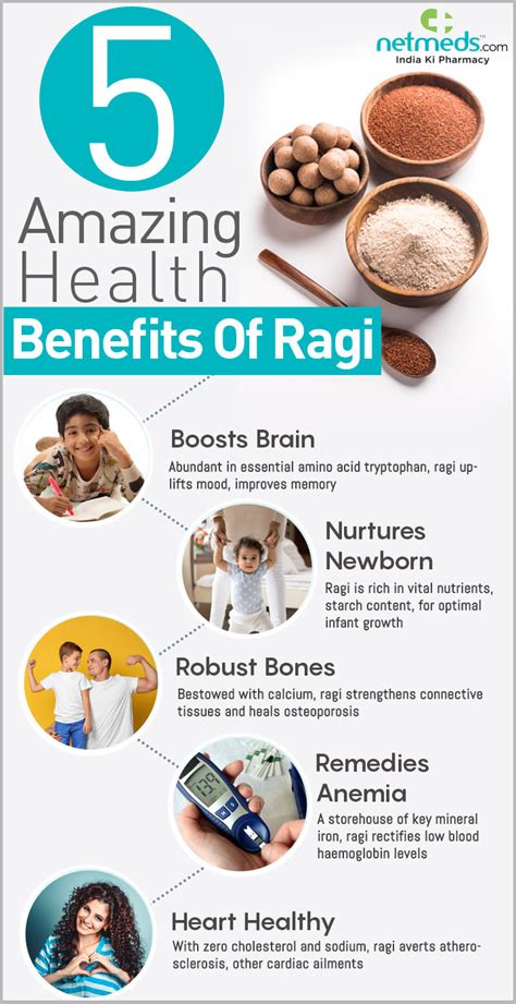 health benefits of ragi millet.